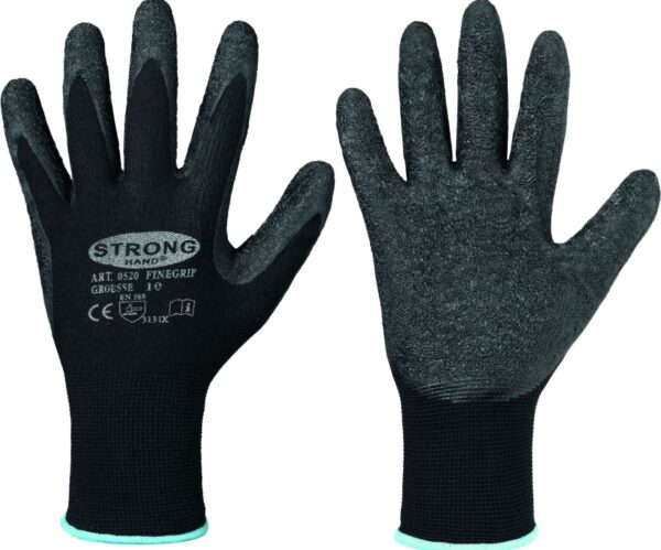 FINEGRIP rukavice máčené v latexu