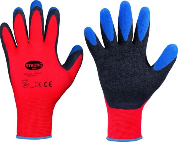 TIPGRIP rukavice máčené v latexu