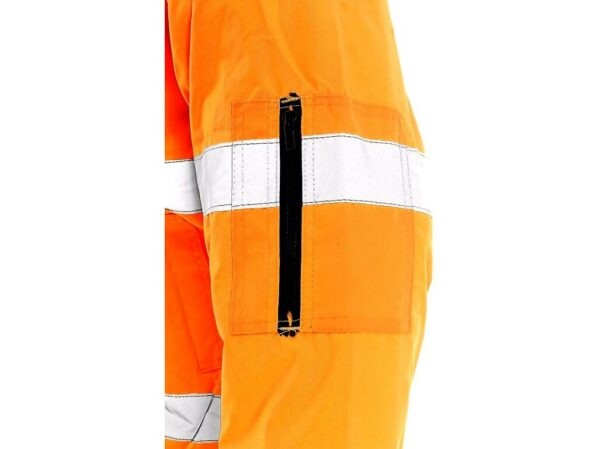 LEEDS zimní výstražná bunda oranžová - Image 4