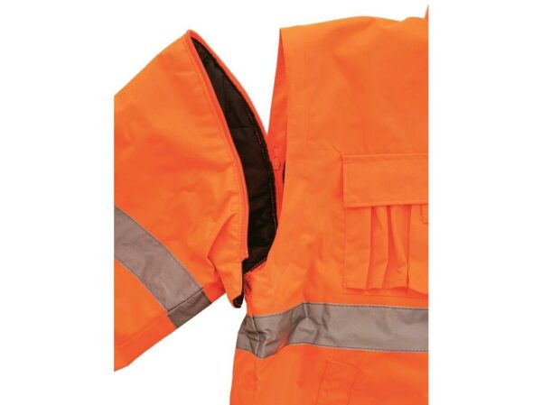 LEEDS zimní výstražná bunda oranžová - Image 3