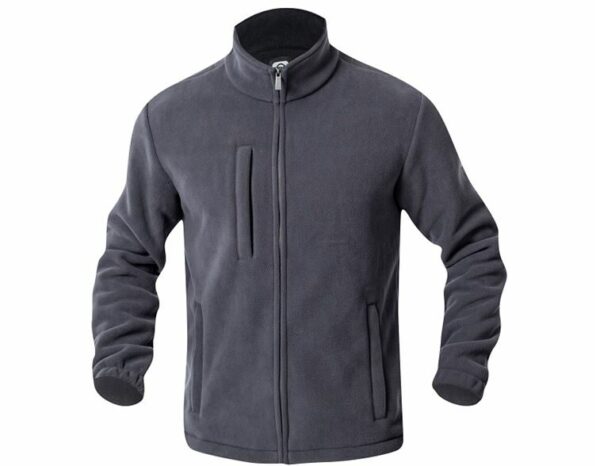 POLAR mikina fleece tmavě šedá