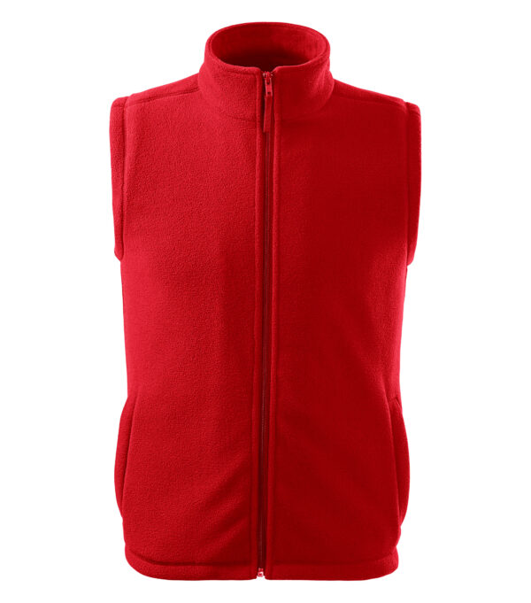 PROMO vesta fleece červená