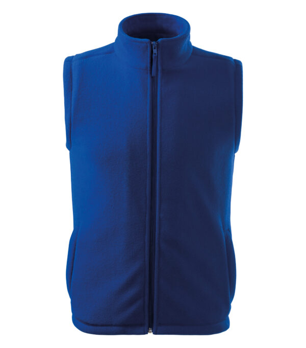 PROMO vesta fleece středně modrá