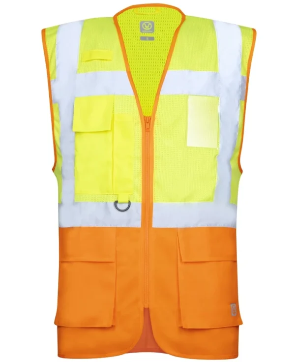 SIGNAL výstražná vesta žluto-oranžová