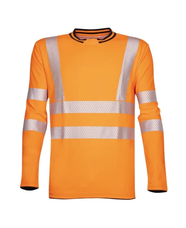 SIGNAL výstražné tričko s dlouhým rukávem oranžové