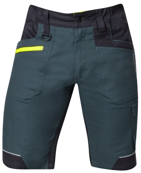4XSTRETCH kraťasy tmavě zelené