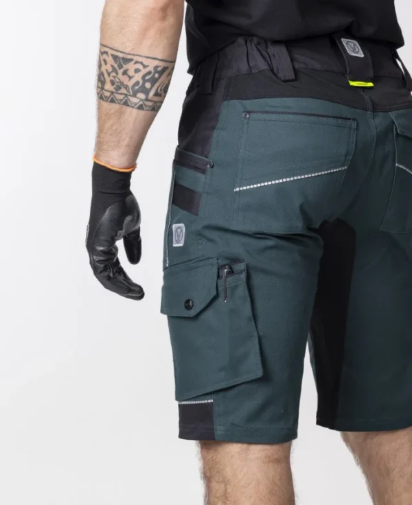 4XSTRETCH kraťasy tmavě zelené - Image 7