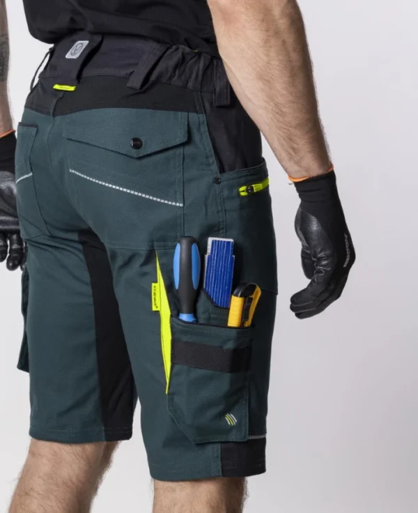 4XSTRETCH kraťasy tmavě zelené - Image 6