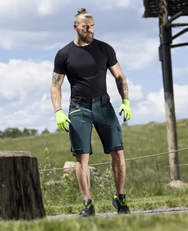 4XSTRETCH kraťasy tmavě zelené - Image 4