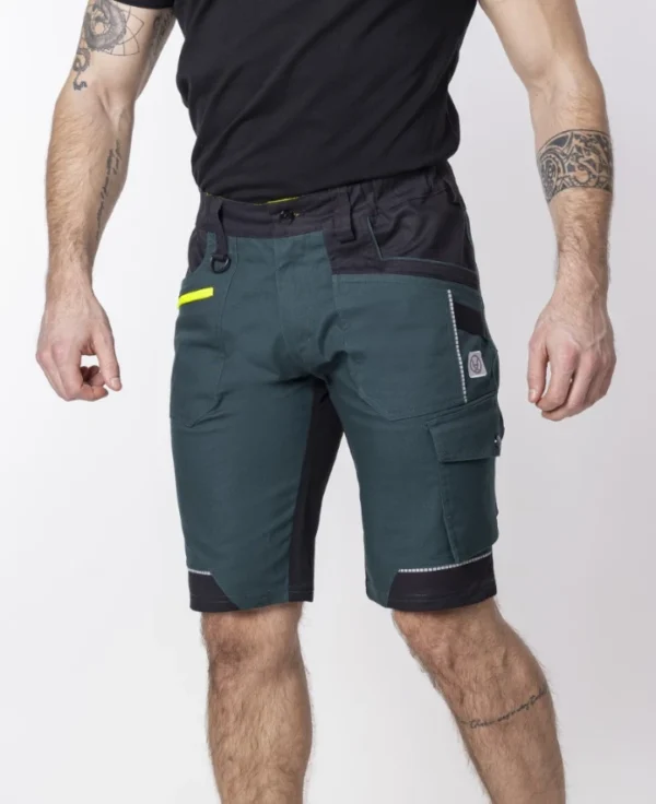 4XSTRETCH kraťasy tmavě zelené - Image 3